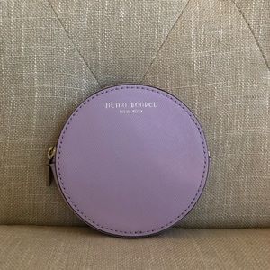 Henri Bendel round coin purse - Lilac